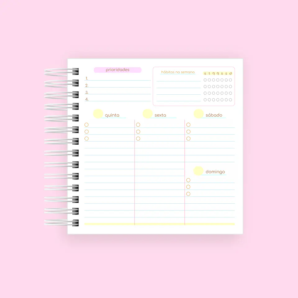 Arquivo Miolos Planner Permanente Mini 14,8x14,8 - ESTUDIO G19 10