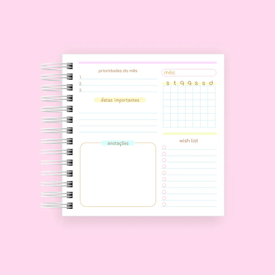 Arquivo Miolos Planner Permanente Mini 14,8x14,8 - ESTUDIO G19 13