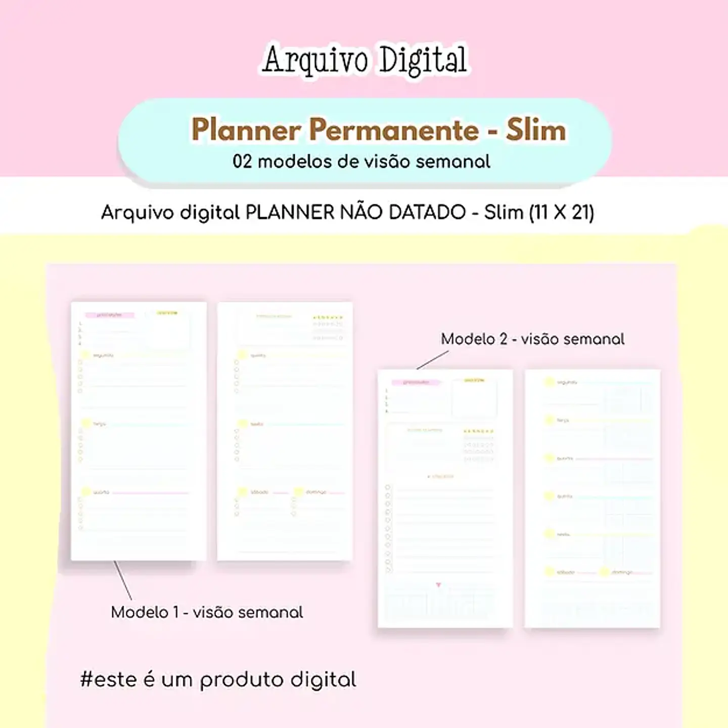 Arquivo Miolos Planner Permanente Slim 11x21 - ESTUDIO G19 1
