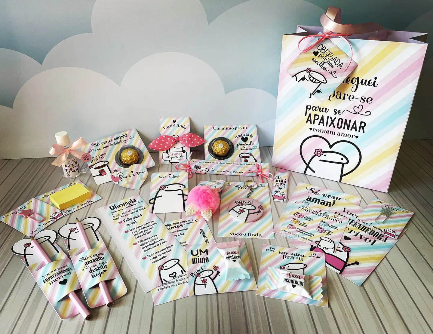 Arquivo de Corte Mimos para Clientes Flork Candy - Lina 1