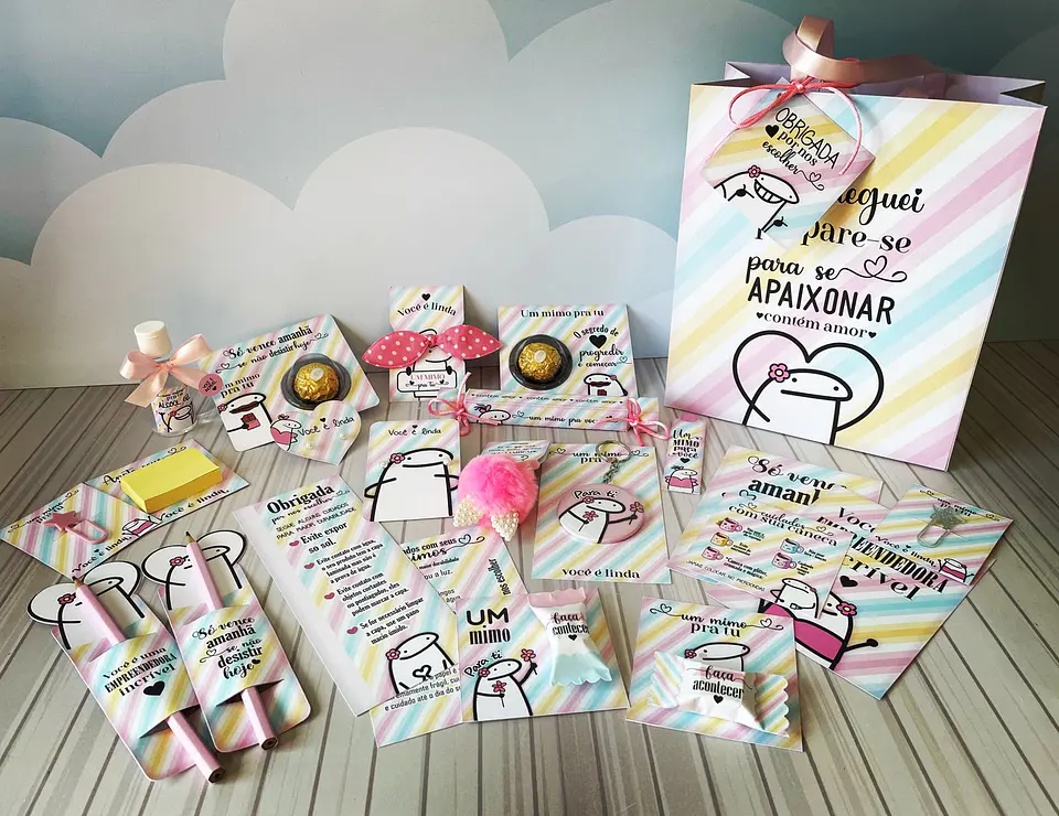 Arquivo de Corte Mimos para Clientes Flork Candy - Lina 1