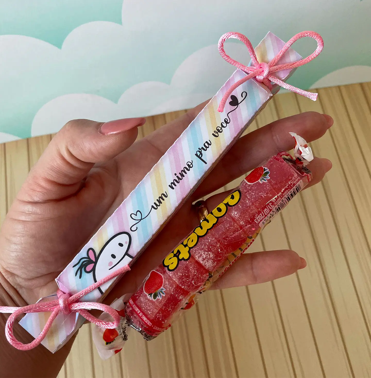 Arquivo de Corte Mimos para Clientes Flork Candy - Lina 17