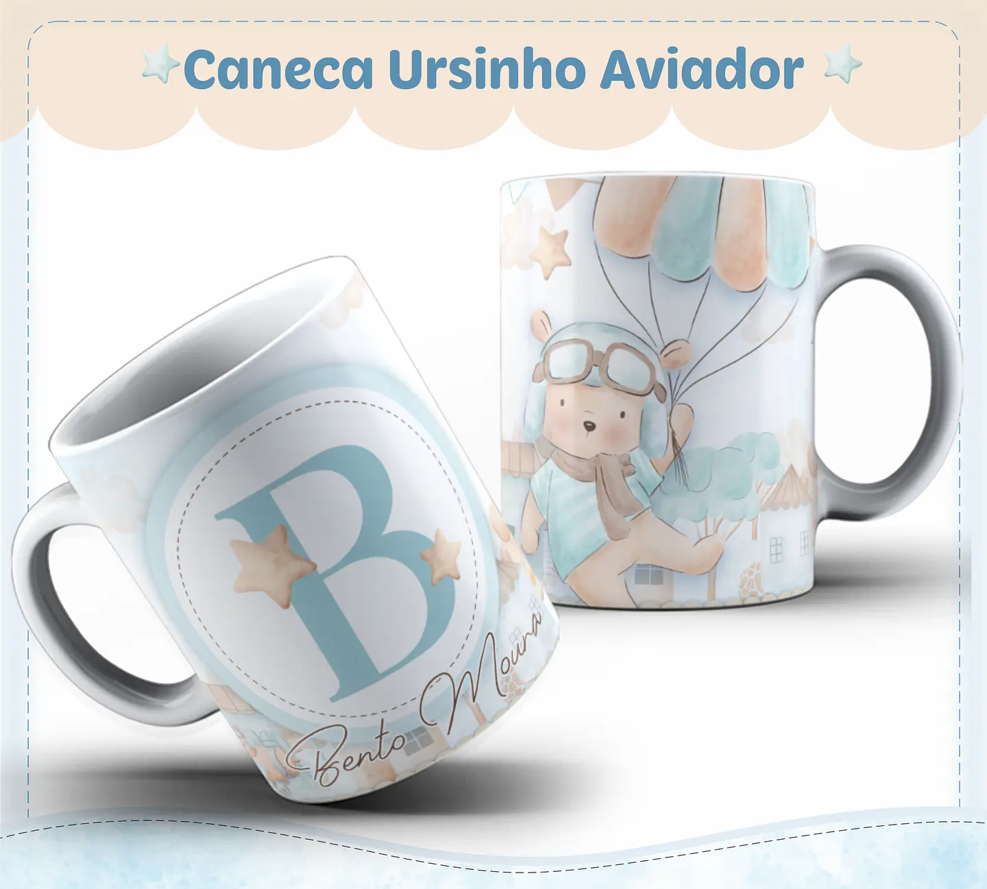 Arquivo Encadernação Baby Ursinho Aviador - lina 7