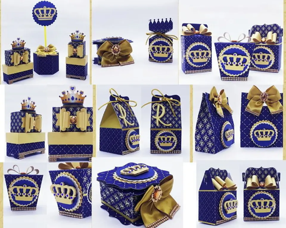 Arquivo De Corte Realeza Azul Marinho 1