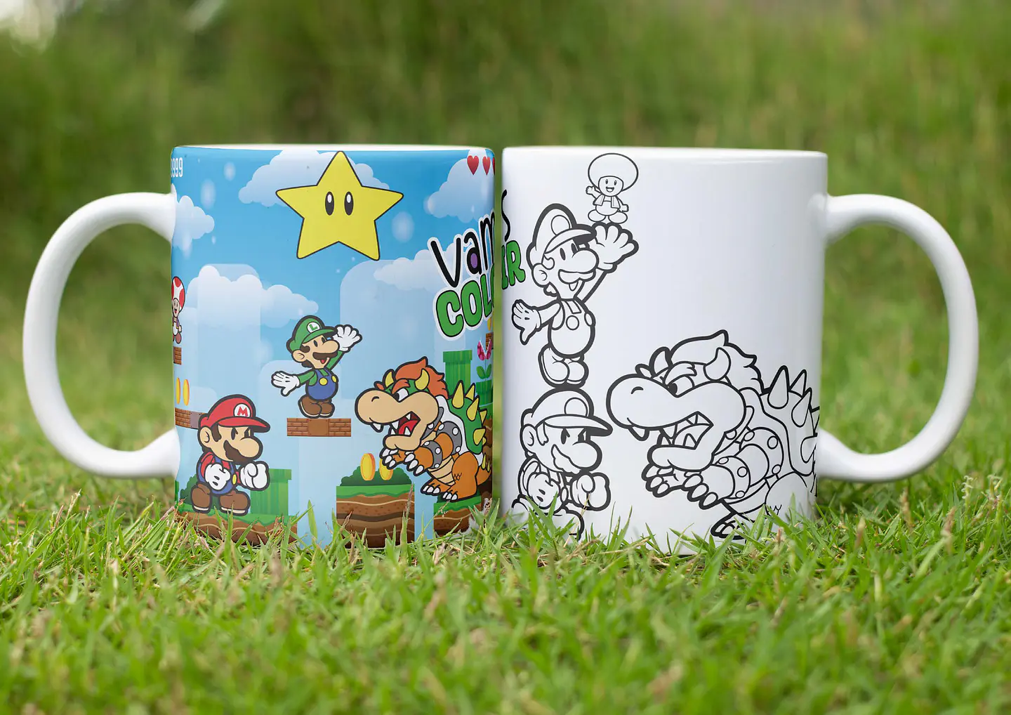 Arquivo Dia das Crianças Canecas para Colorir - originale 2