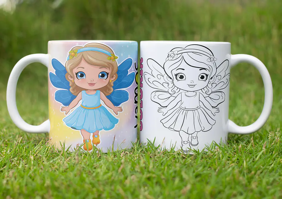 Arquivo Dia das Crianças Canecas para Colorir - originale 16