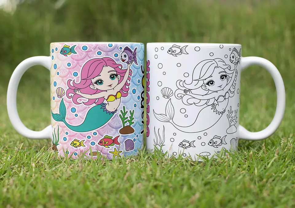 Arquivo Dia das Crianças Canecas para Colorir - originale 17