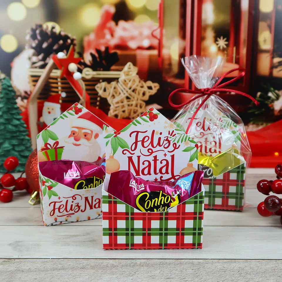 Arquivo Natal Caixa Envelope - Chuvinha de papel 5