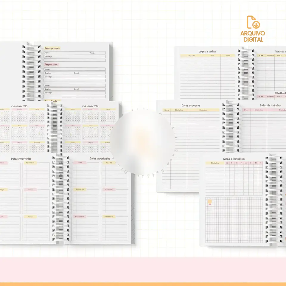 Arquivo Agenda Escolar 2025 2DPP - SARA 6