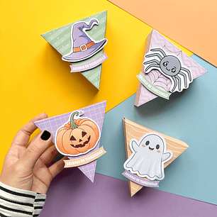 Arquivo Halloween Caixa Triangular - tudo pra papelaria