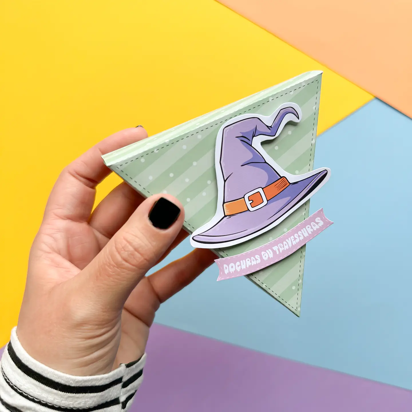 Arquivo Halloween Caixa Triangular - tudo pra papelaria 3