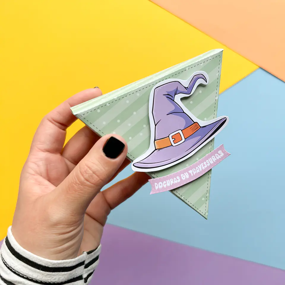 Arquivo Halloween Caixa Triangular - tudo pra papelaria 3