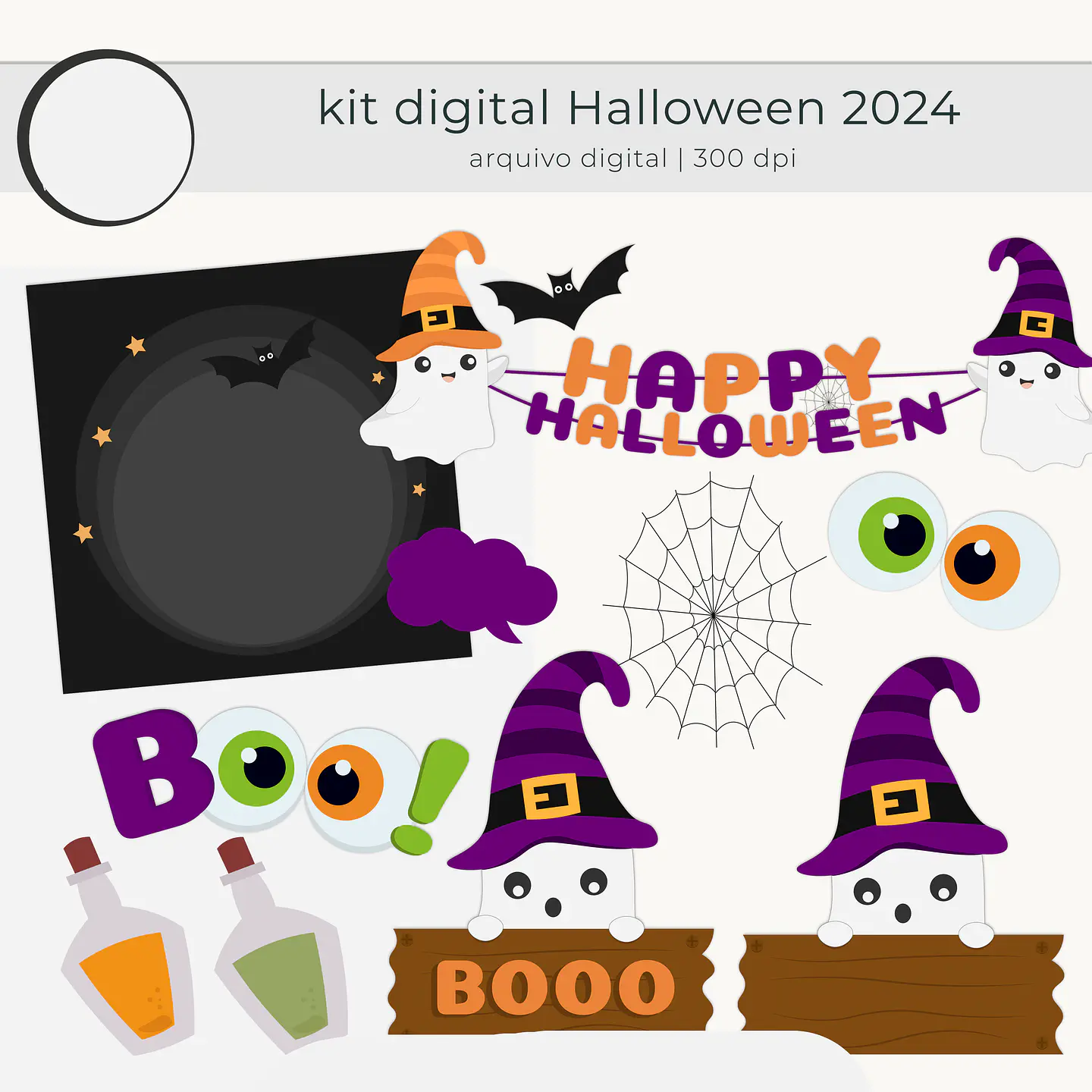 Kit Digital Halloween - tutti 6