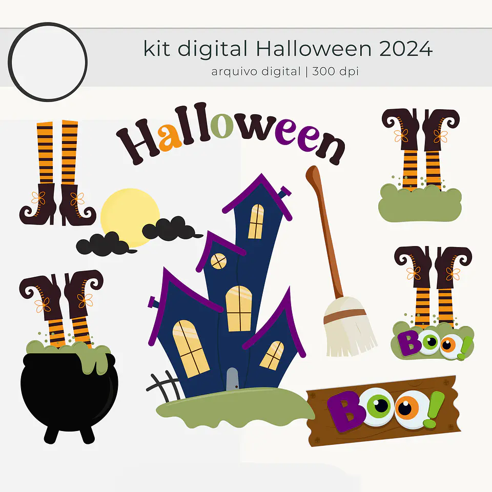 Kit Digital Halloween - tutti 8