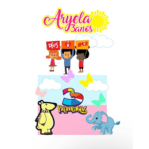 Arquivo de Corte Topo 3 palavrinhas