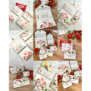 Arquivo de Corte Cartinhas de Natal