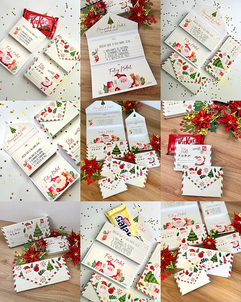 Arquivo de Corte Cartinhas de Natal