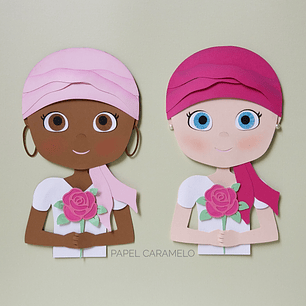 Arquivo de Corte Boneca Outubro Rosa