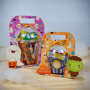 Arquivo de Corte Suporte para Copo Bolha 150ml e 400ml Hallowen