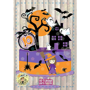 Arquivo de Corte Topo Halloween - Em Camadas