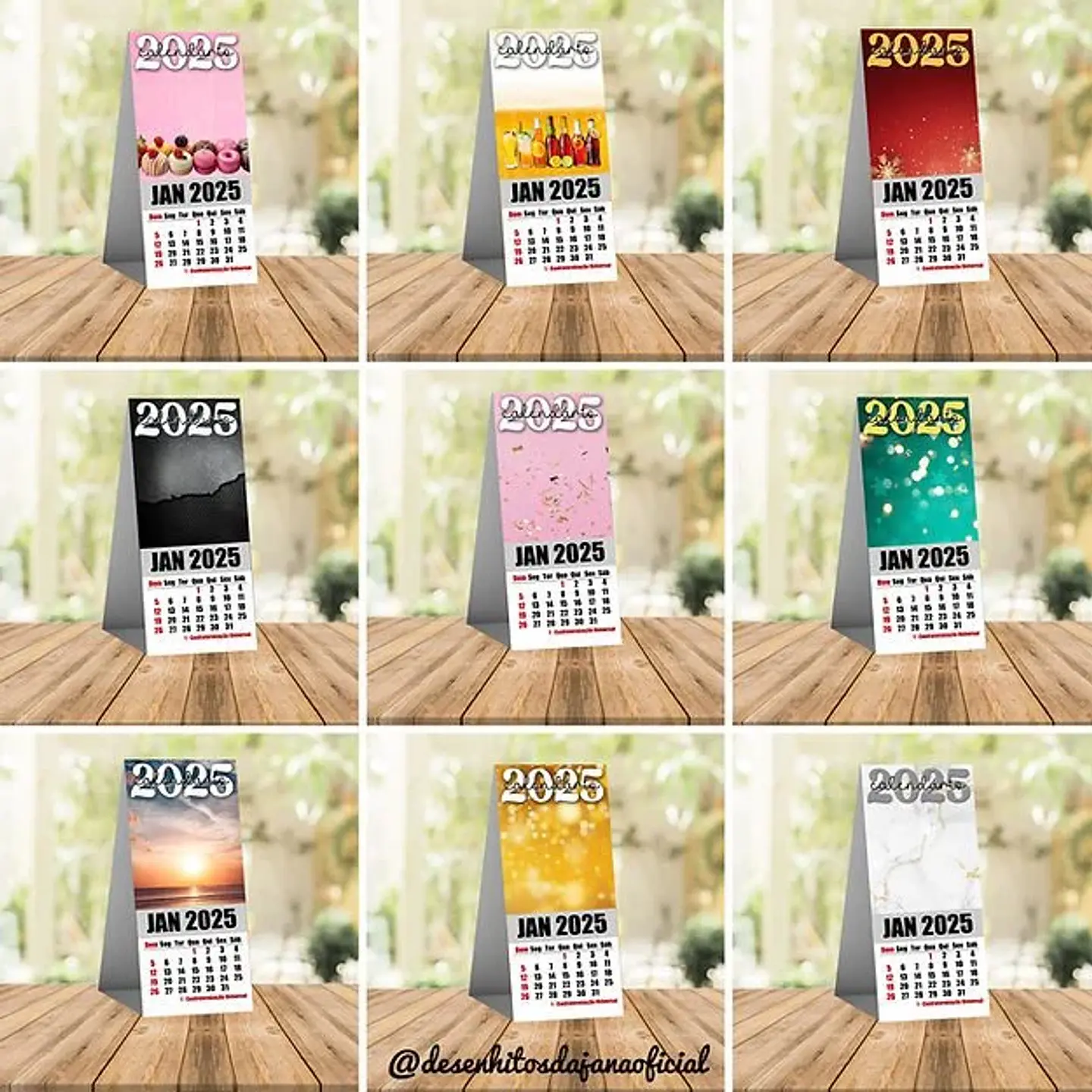 Arquivo Calendários 2025 - Desenhitos da Jana 1