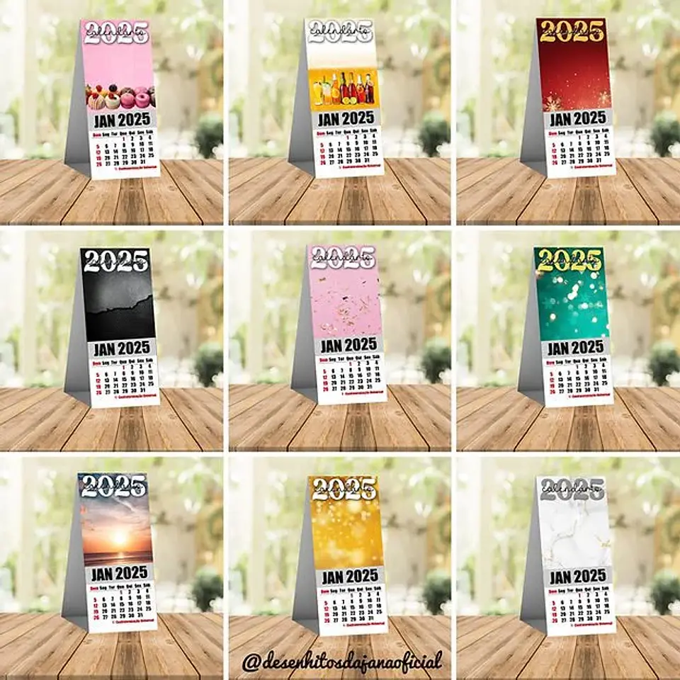 Arquivo Calendários 2025 - Desenhitos da Jana 1