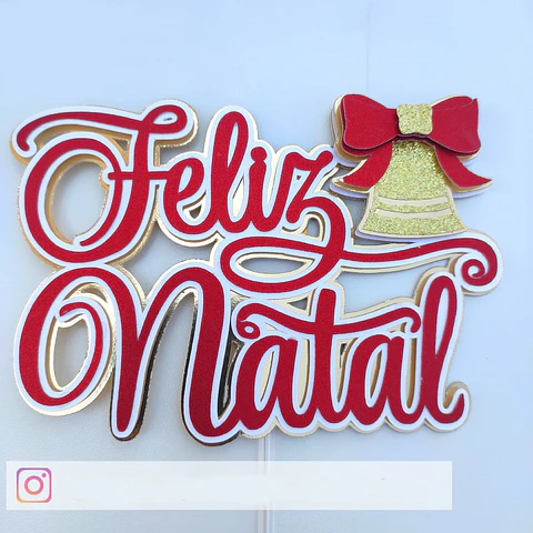 Arquivo de Corte Topo Feliz Natal Sino