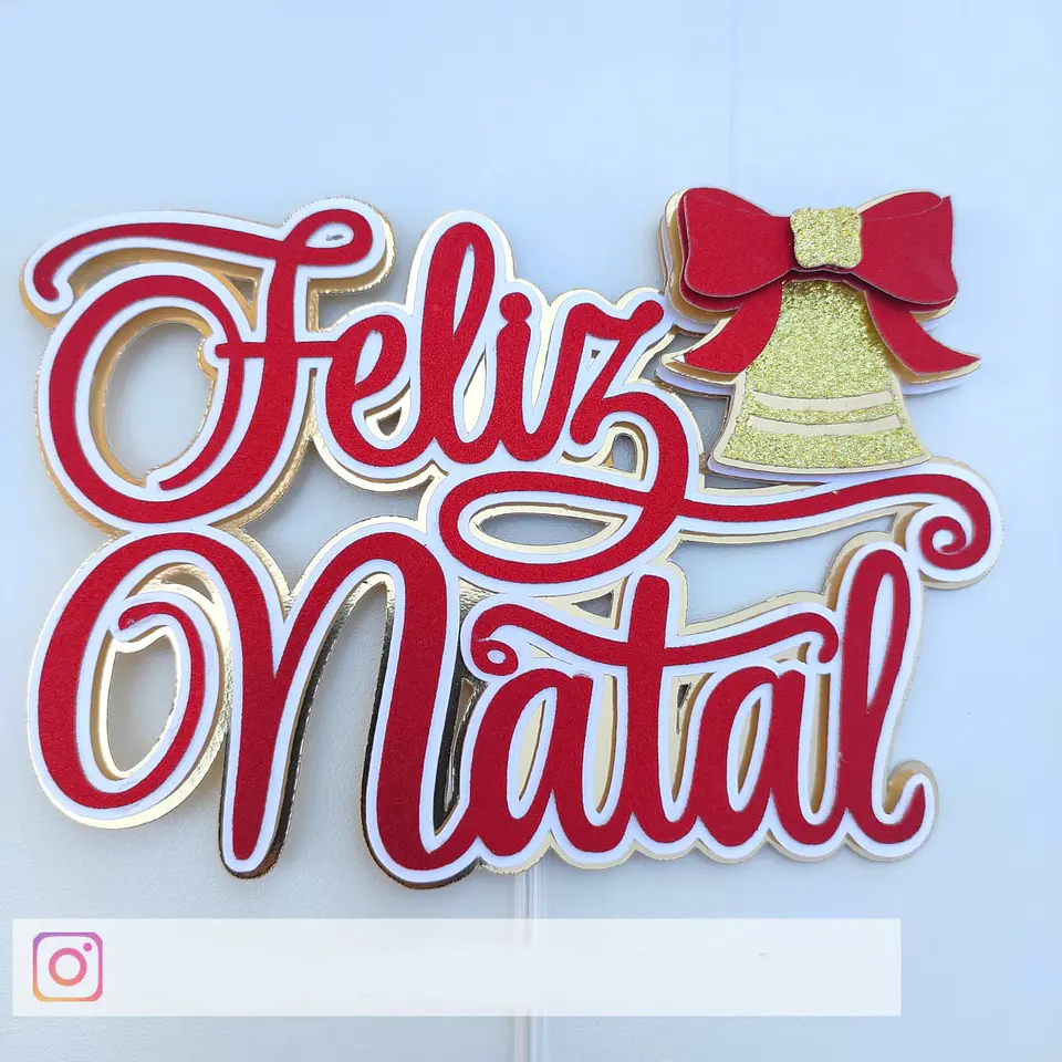 Arquivo de Corte Topo Feliz Natal Sino 1