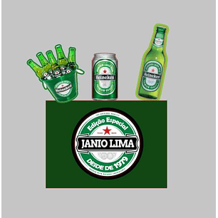 Arquivo de Corte Topo Bebida Heineken