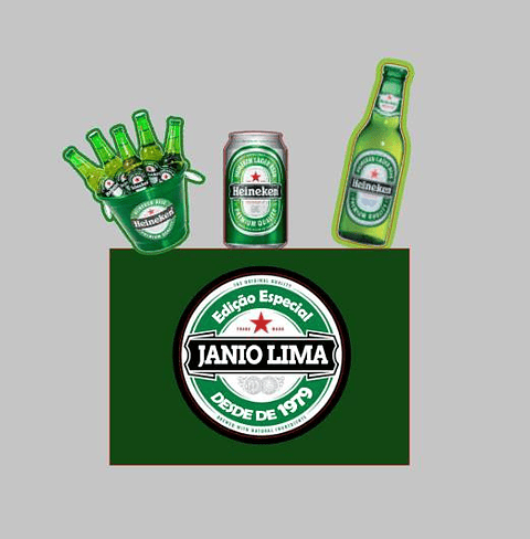 Arquivo de Corte Topo Bebida Heineken