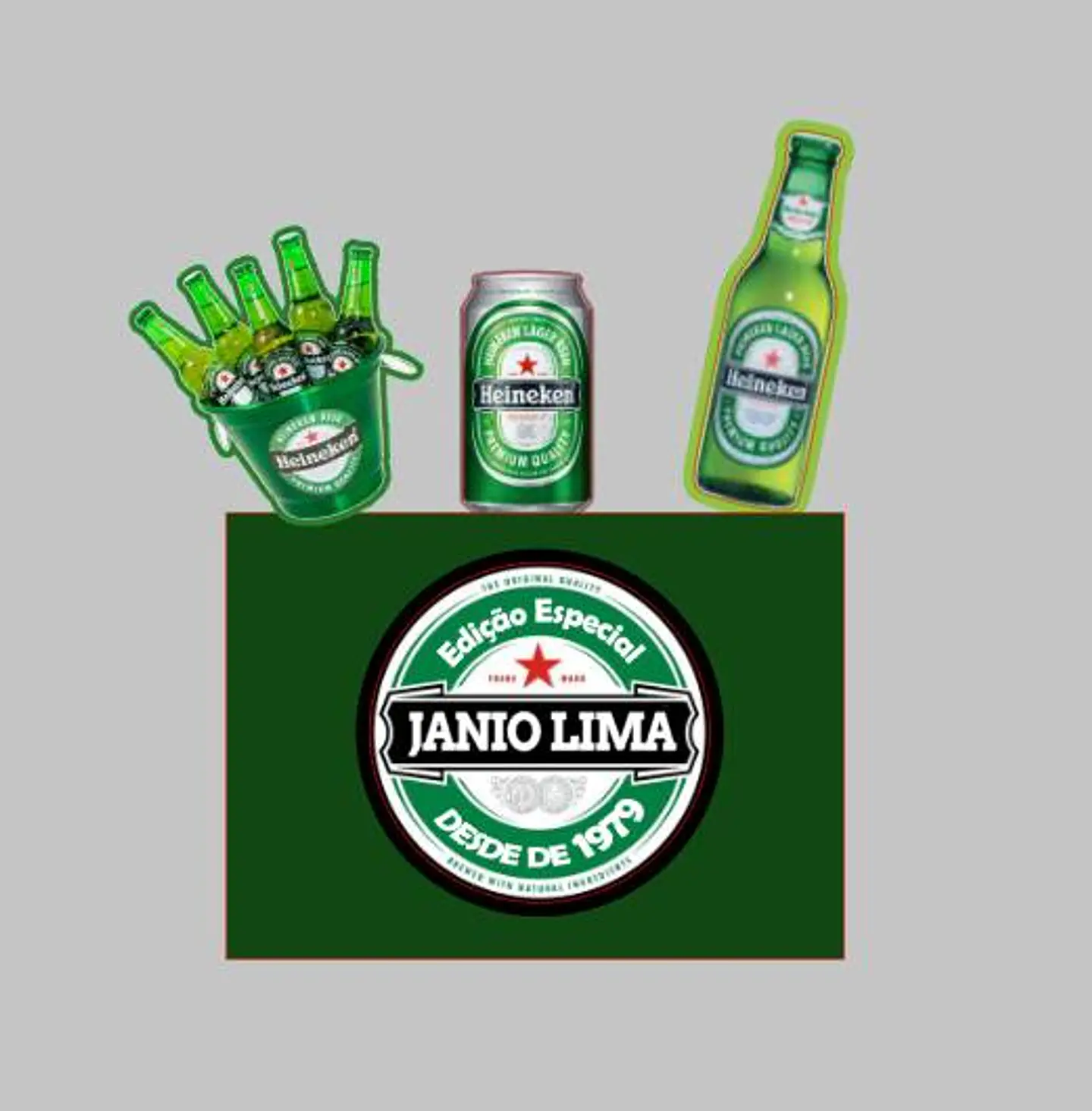 Arquivo de Corte Topo Bebida Heineken 1