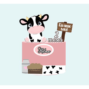 Arquivo de Corte Topo Vaquinha - Eu Amo Tetê