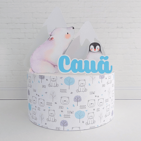 Arquivo de Corte Topo Urso Polar