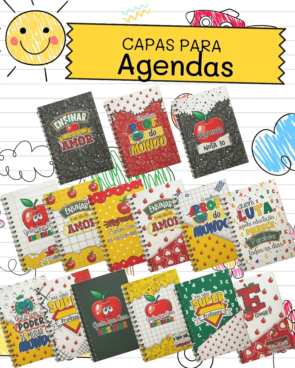 Arquivo Combo Sublimação e Encadernação Dia dos Professores - POLI FREIRE 4