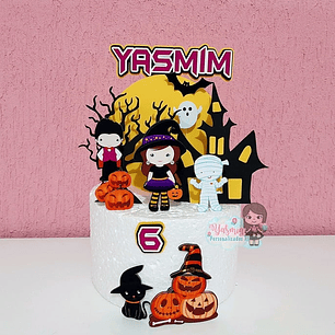 Arquivo topo de bolo Halloween