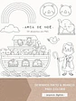 Kit Digital Arca de Noé para Colorir - NI ESTUDIO - Thumbnail 1