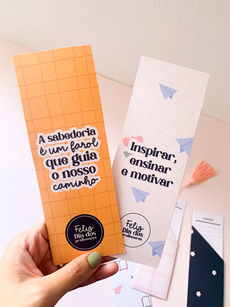 Arquivo Dia dos Professores Marca Páginas Listinha - PAPEL SORRISO 4