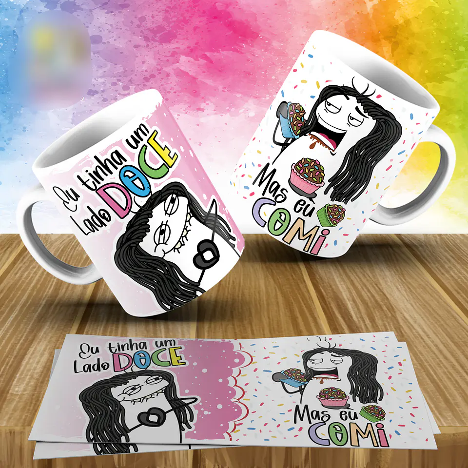 Arquivo Caneca Flork Eu tinha um Lado Doce... - Originale 2