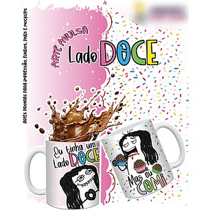 Arquivo Caneca Flork Eu tinha um Lado Doce... - Originale