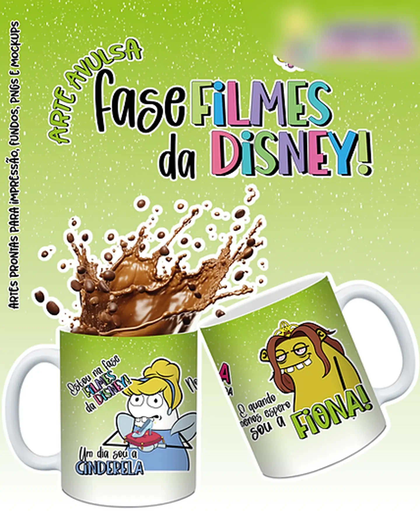 Arquivo Caneca Flork Frases Filmes Disney Princesas - Originale 1