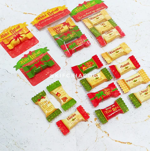 ARQUIVO BALINHAS E CARDS NATAL - KIF CRIAÇÕES