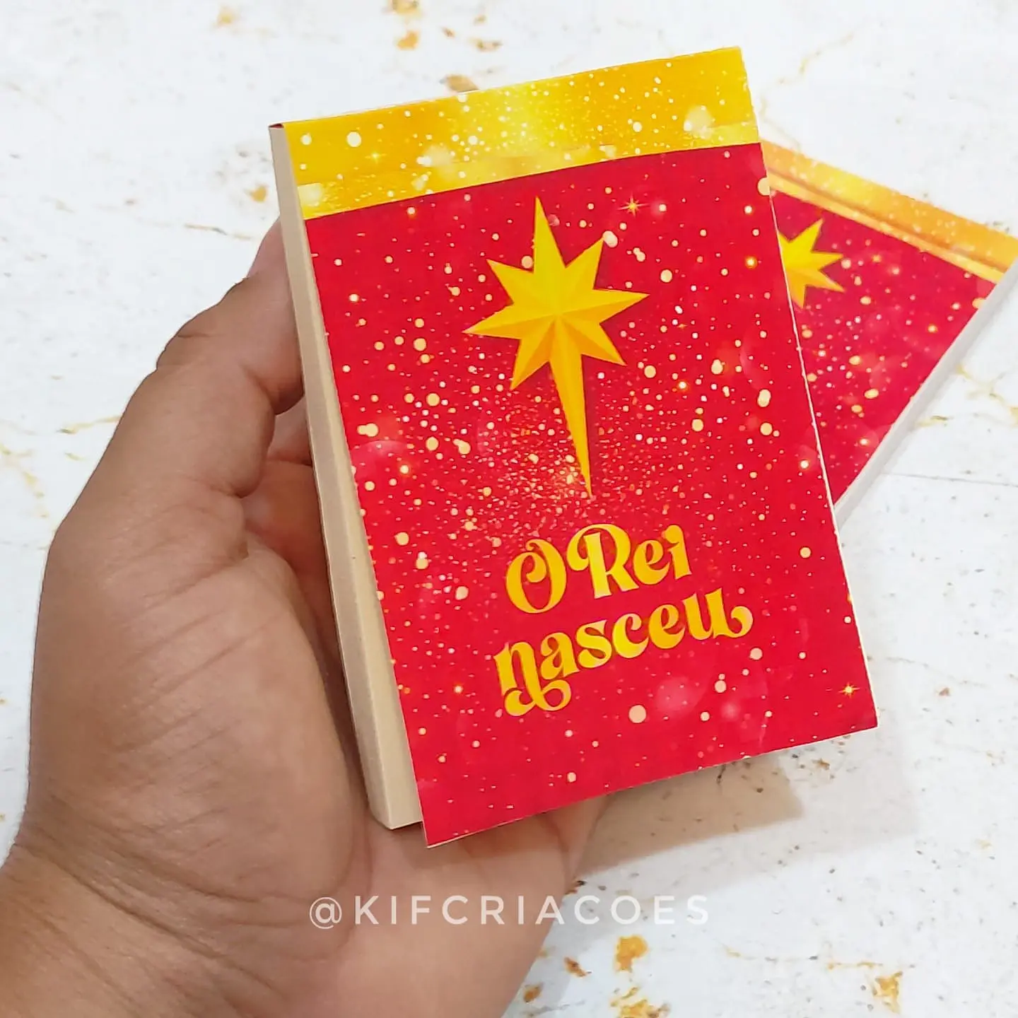 Arquivo de corte bloquinho de natal - KIF 1