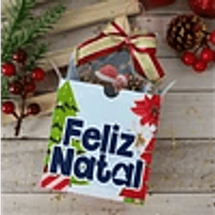 Arquivo Natal Caixa Estrela Acrílica - chuvinha