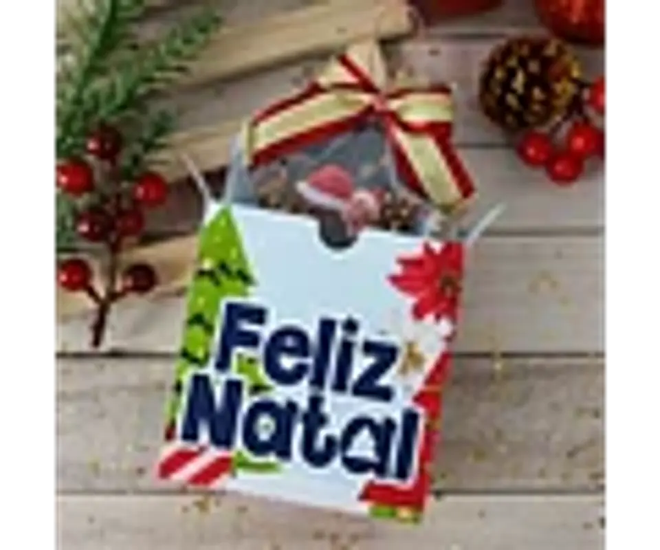Arquivo Natal Caixa Estrela Acrílica - chuvinha 2