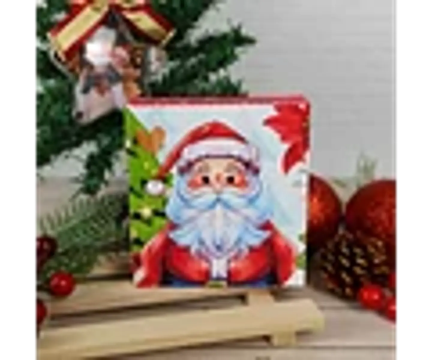 Arquivo Natal Caixa Estrela Acrílica - chuvinha 3
