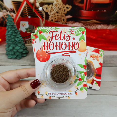 Arquivo de Corte Card para Blister Natal