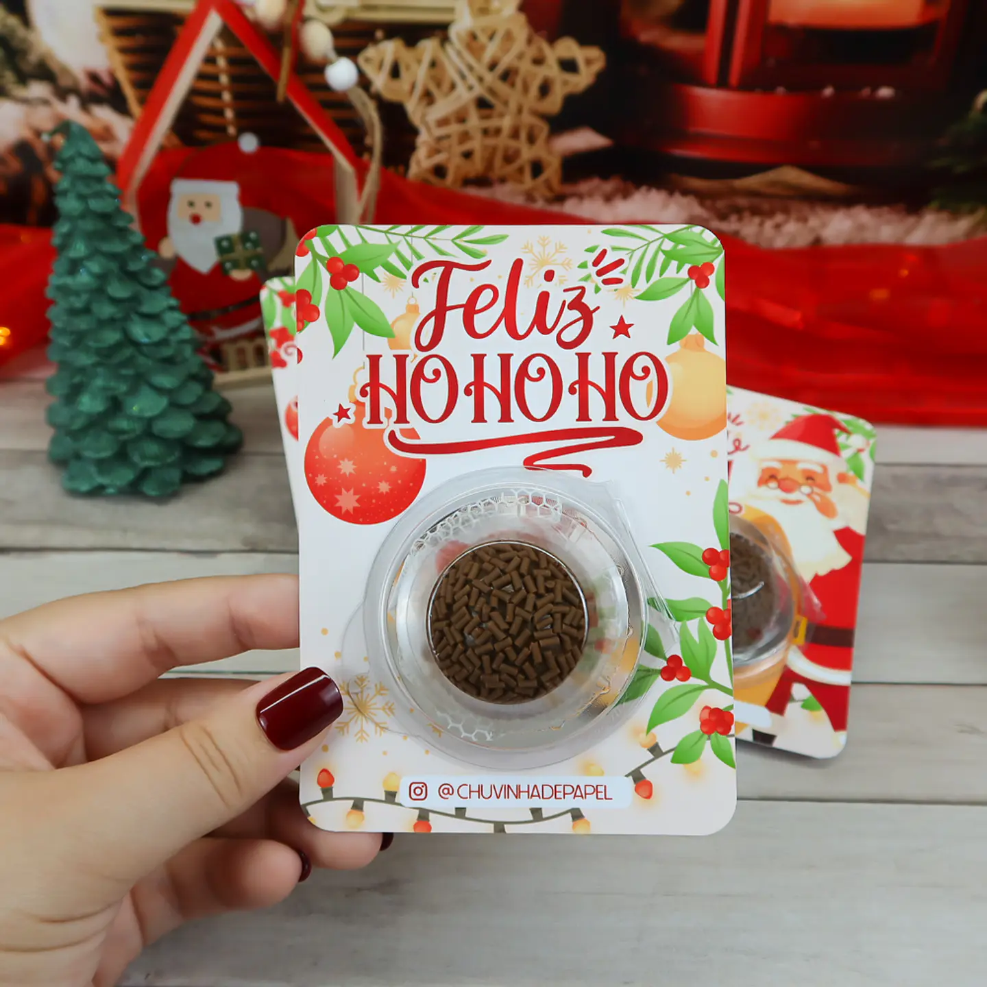 Arquivo de Corte Card para Blister Natal 1