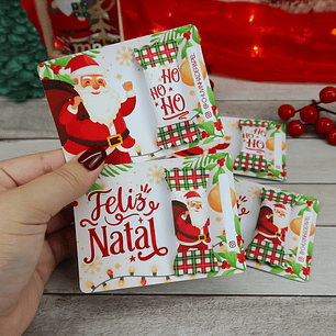 Arquivo de Corte Card para Balinha Natal - Chuvinha de Papel