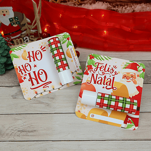 Arquivo de Corte Card para Protetor Labial Natal - Chuvinha de Papel