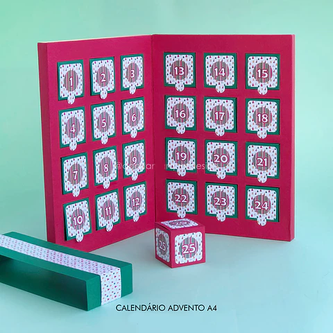 Arquivo de Corte Calendário Advento